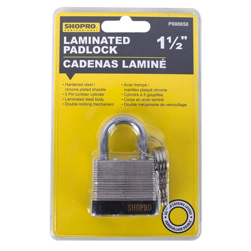 1-1/2&quot; Laminated Padlock