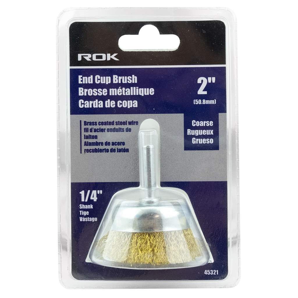 2&quot; Brass End Cup Brush - Coarse