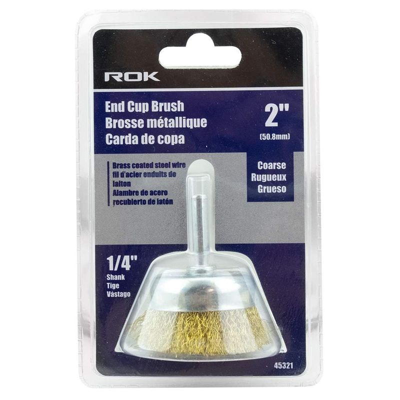 2&quot; Brass End Cup Brush - Coarse