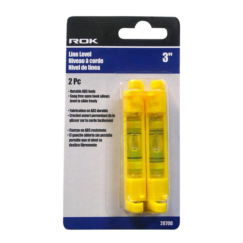 2 PC 3&quot; Line Levels - ABS