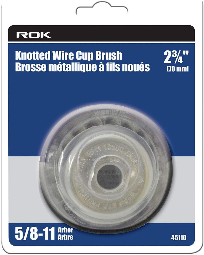 2-3/4&quot; Knotted Wire Cup Brush