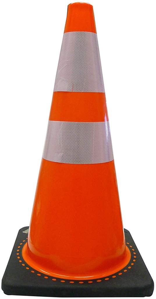 28&quot; Traffic Cone with Reflective Tape