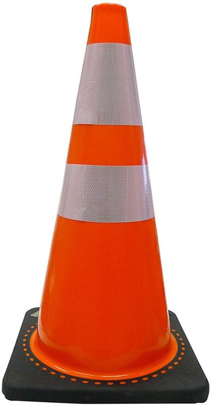 28&quot; Traffic Cone with Reflective Tape