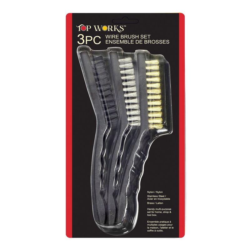 3 PC 9&quot; Wire Brush Set