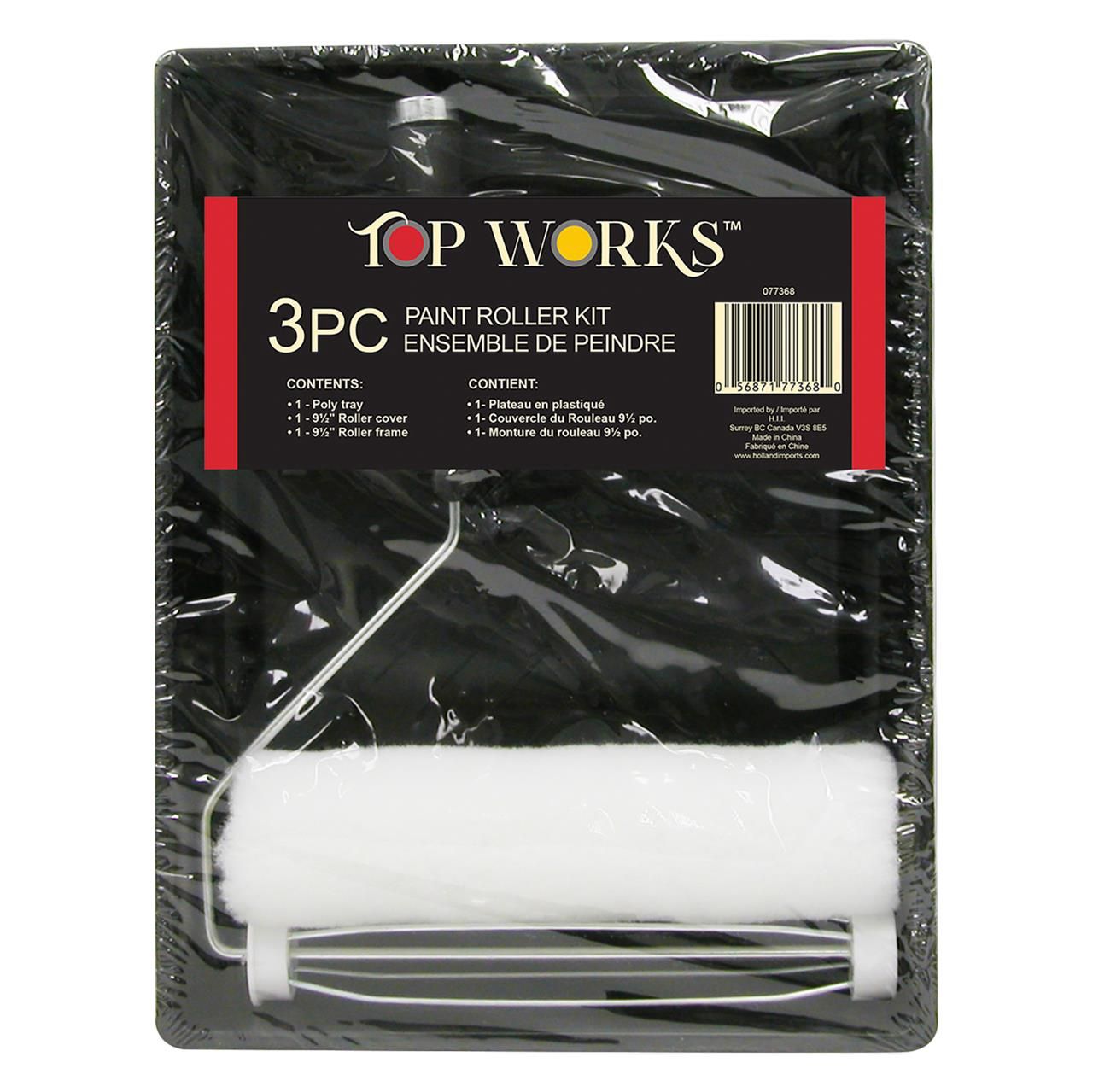 3 PC Paint Roller Kit