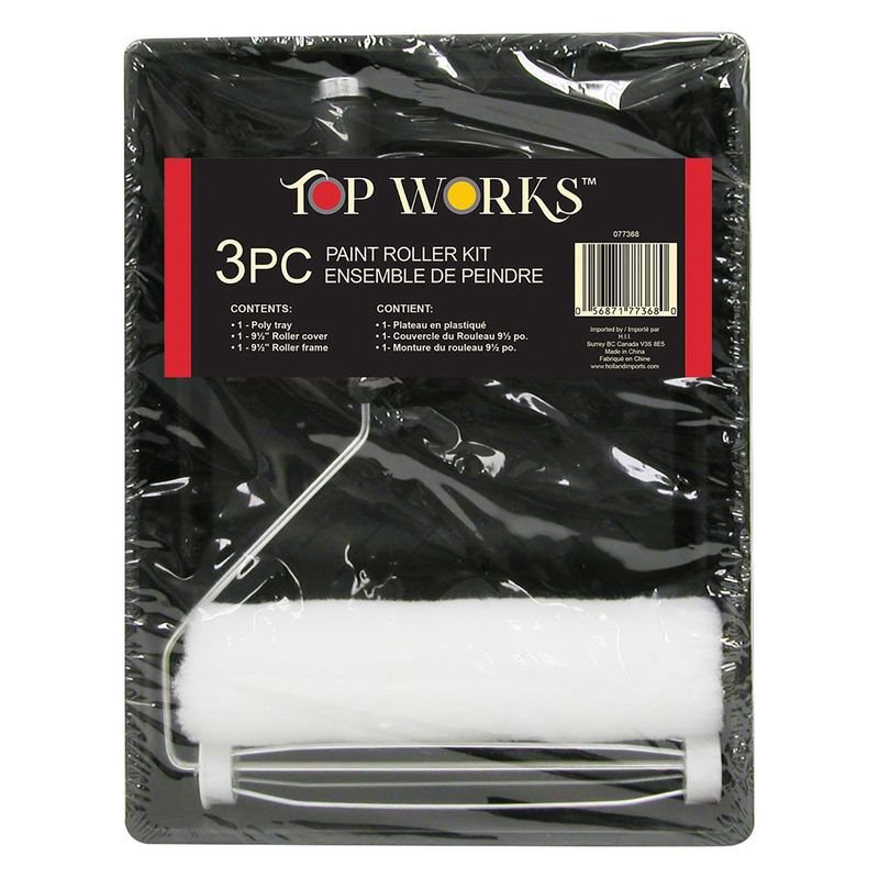 3 PC Paint Roller Kit