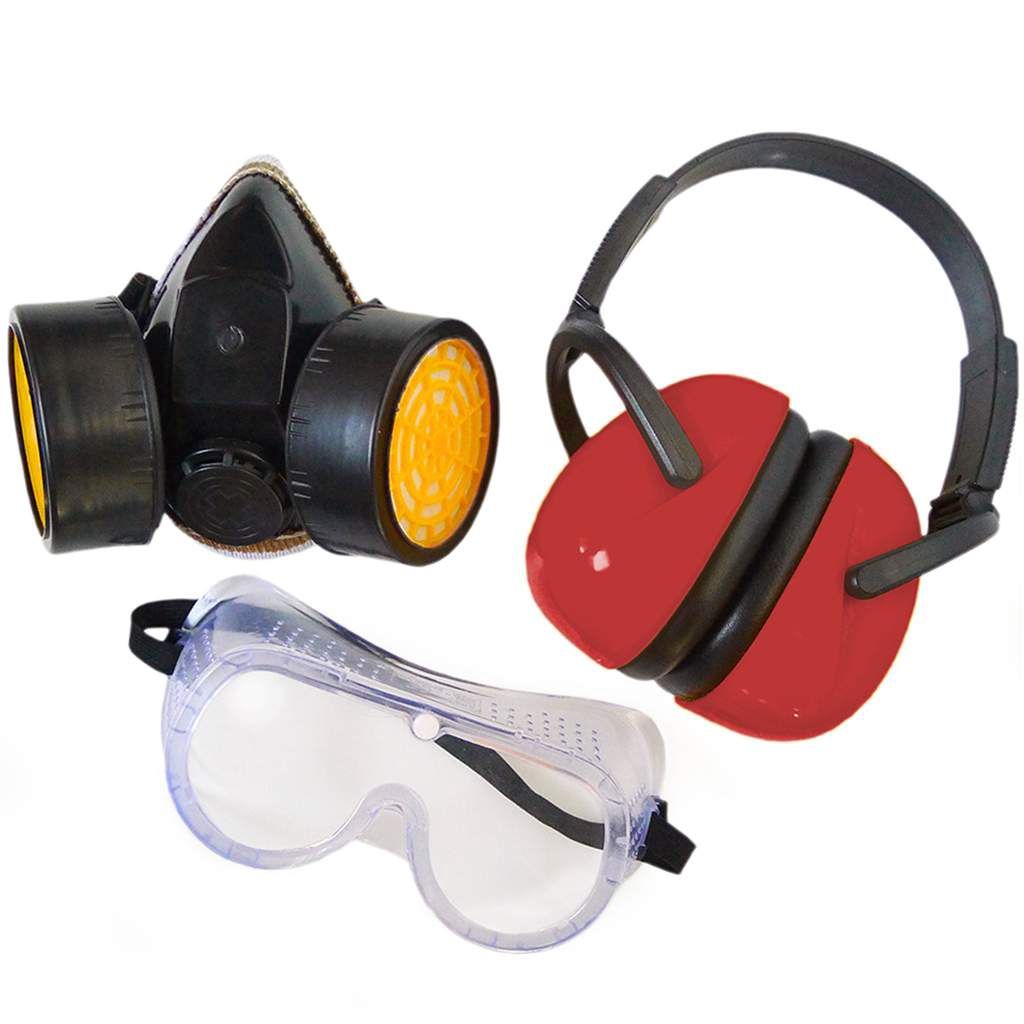 3 PC Safety Set with Respirator