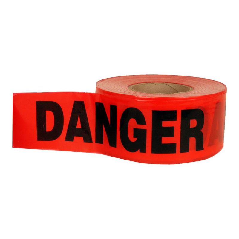 3&quot; x 1000&#39; Barricade Tape - &quot;DANGER&quot;