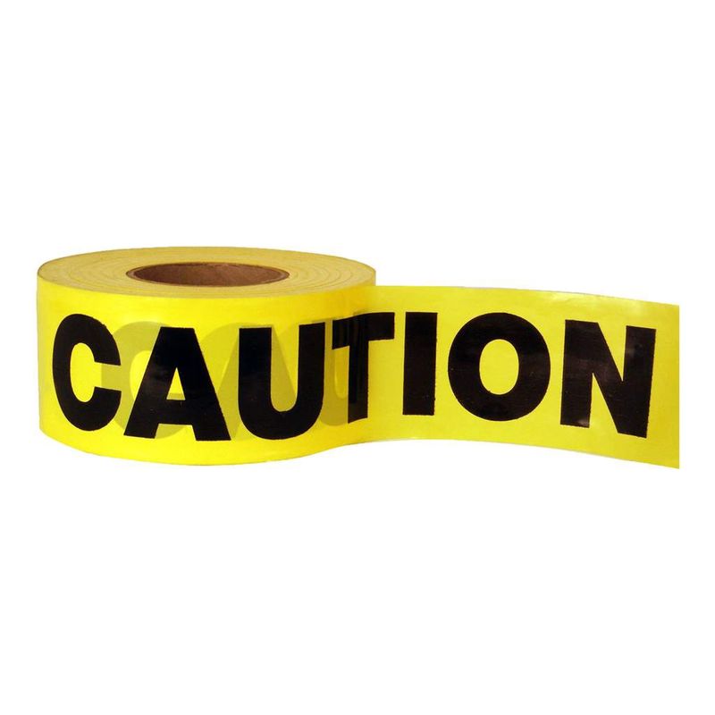 3&quot; x 1000&#39; Barricade Tape - CAUTION