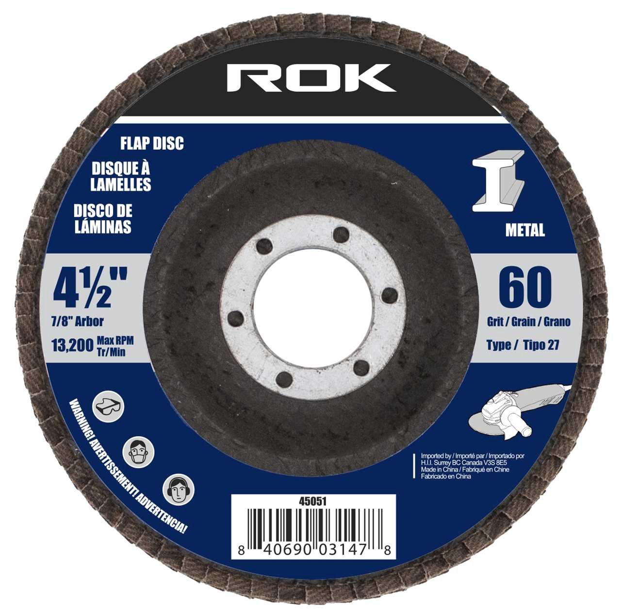 4-1/2&quot; Flap Disc 60 Grit