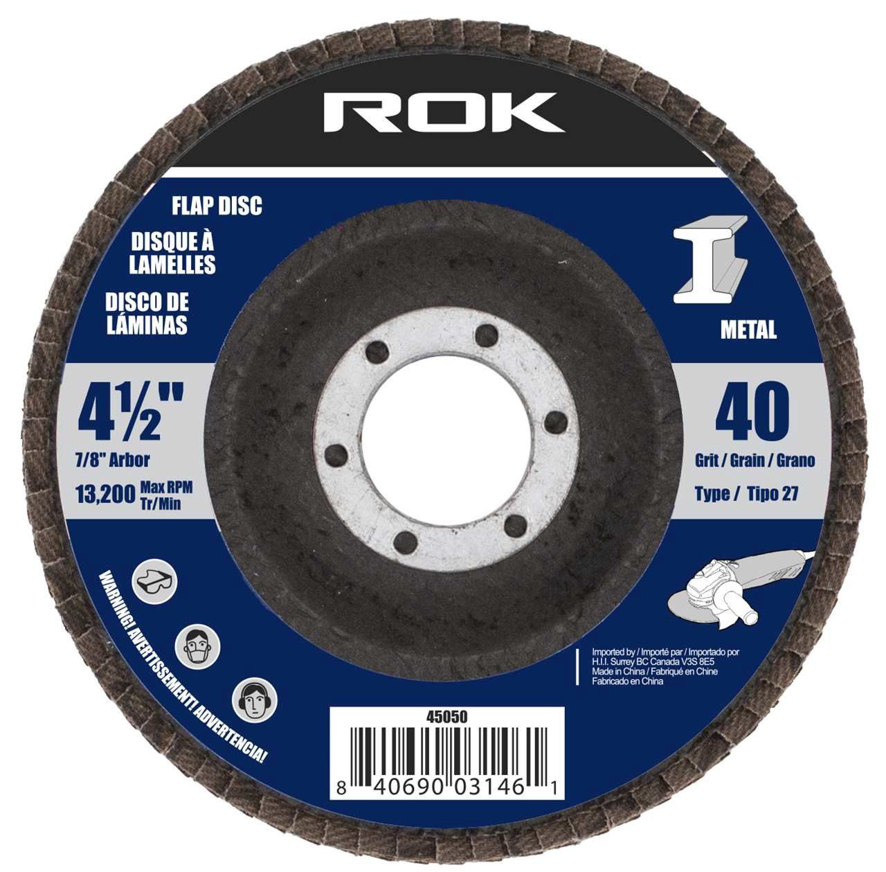 4-1/2&quot; Flap Disc 40 Grit