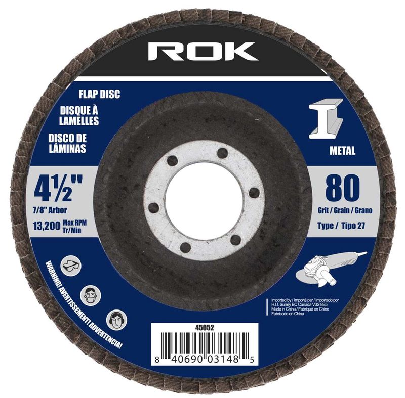 4-1/2&quot; Flap Disc 80 Grit