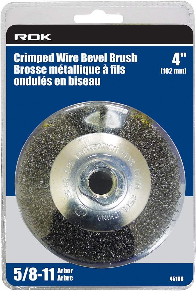 4&quot; Crimped Wire Bevel Brush