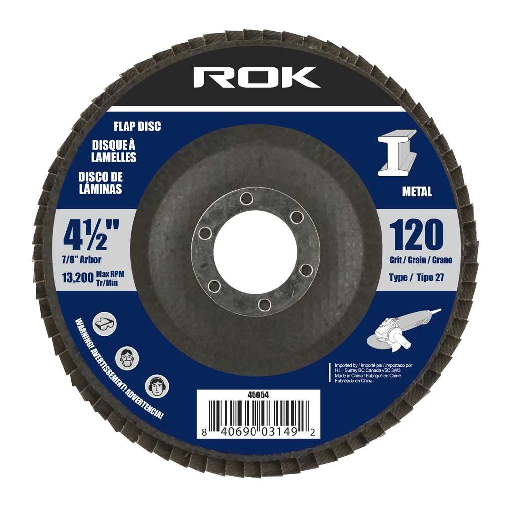 4-1/2&quot; Flap Disc 120 Grit