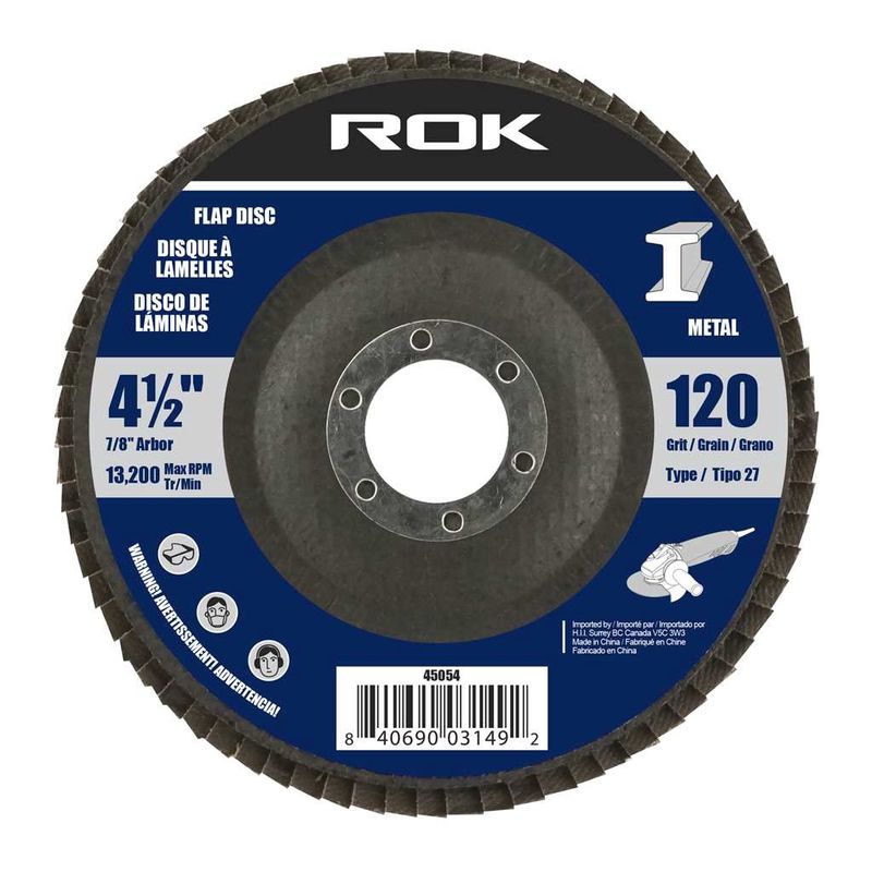 4-1/2&quot; Flap Disc 120 Grit