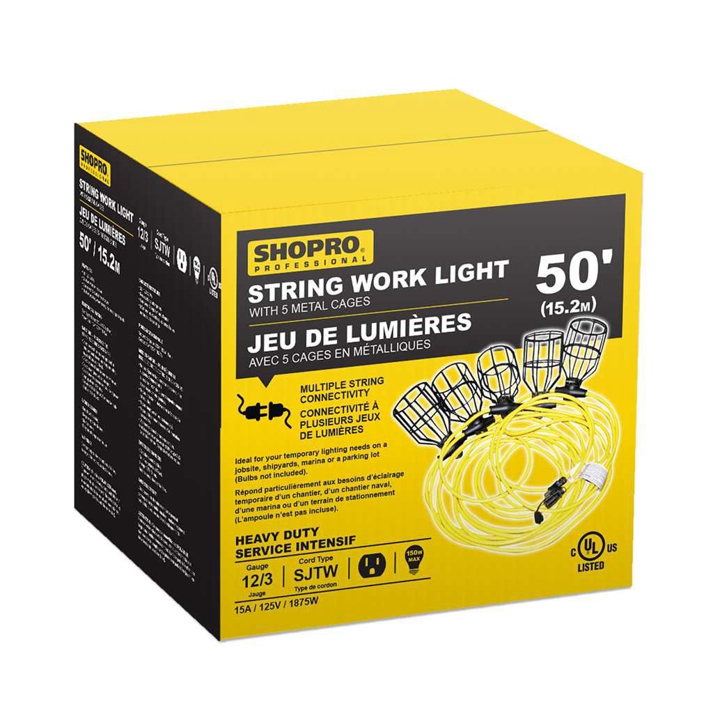50&#39; Light String-Metal Cage