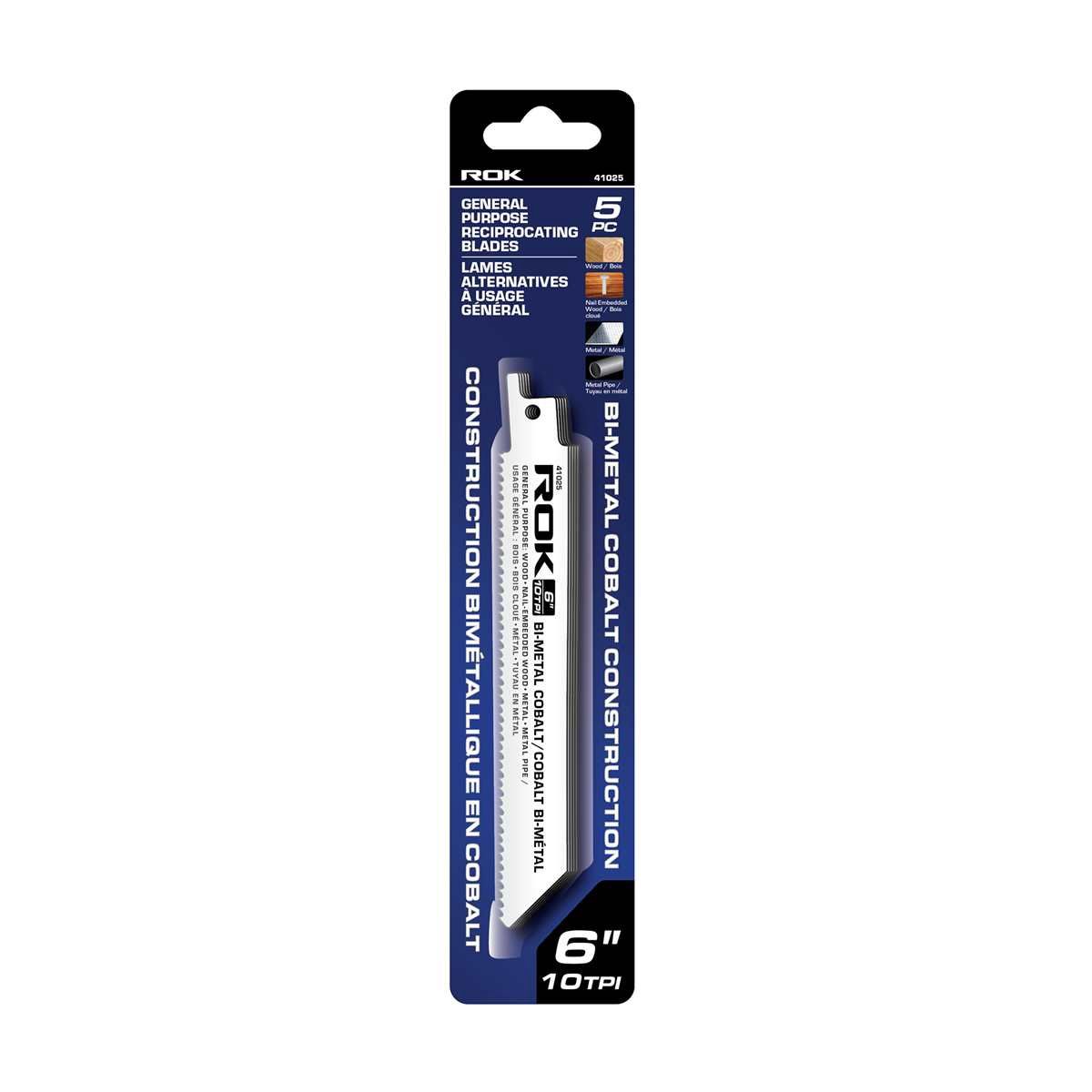 6&quot; 5  General Purpose Reciprocating Blades