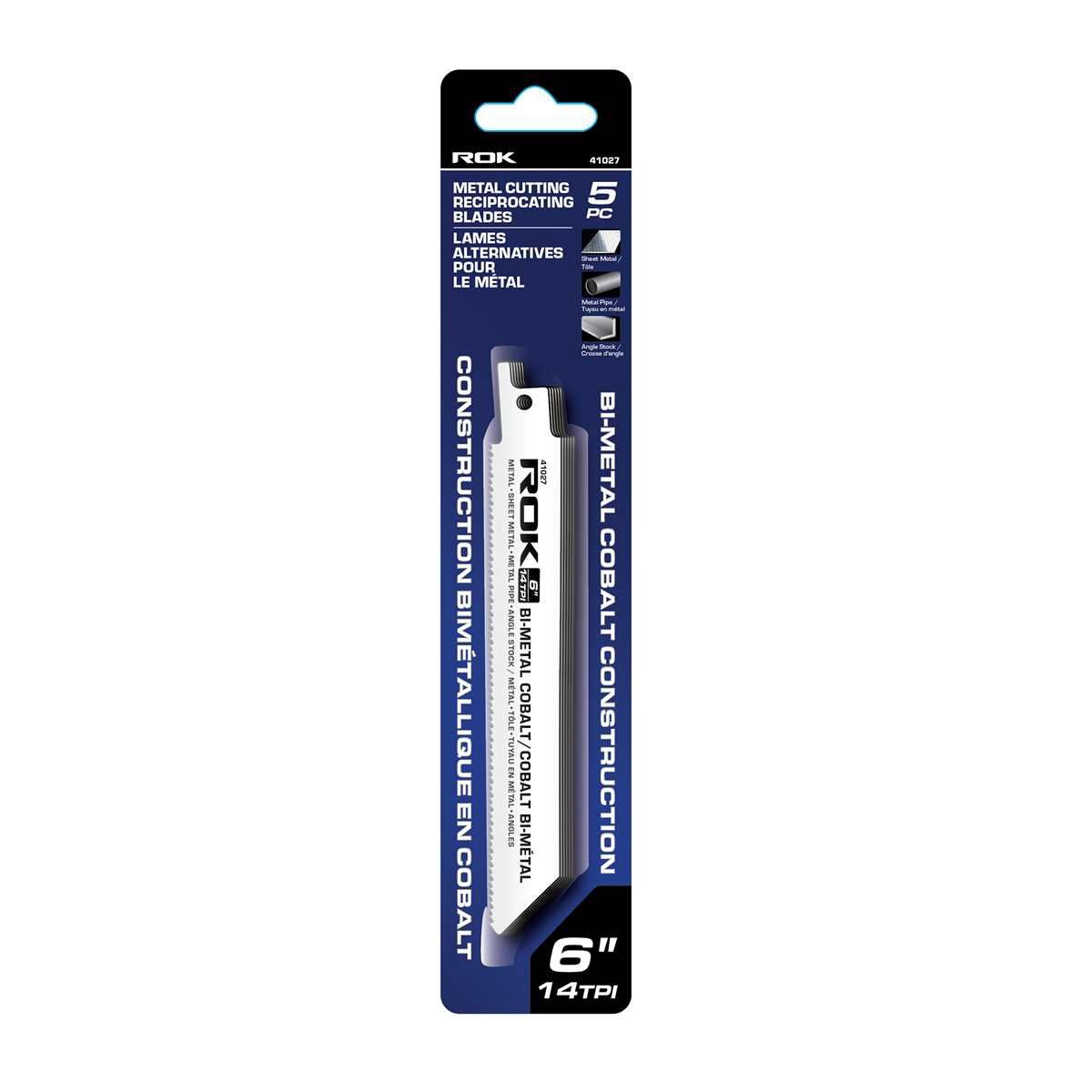 6&quot; 5  Metal Cutting Reciprocating Blades