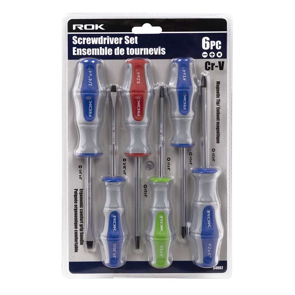 6 PC Screwdriver Set