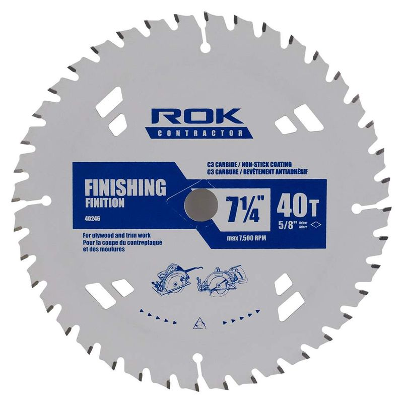 7 1/4&quot; X 40T  Anti-stick Saw Blade