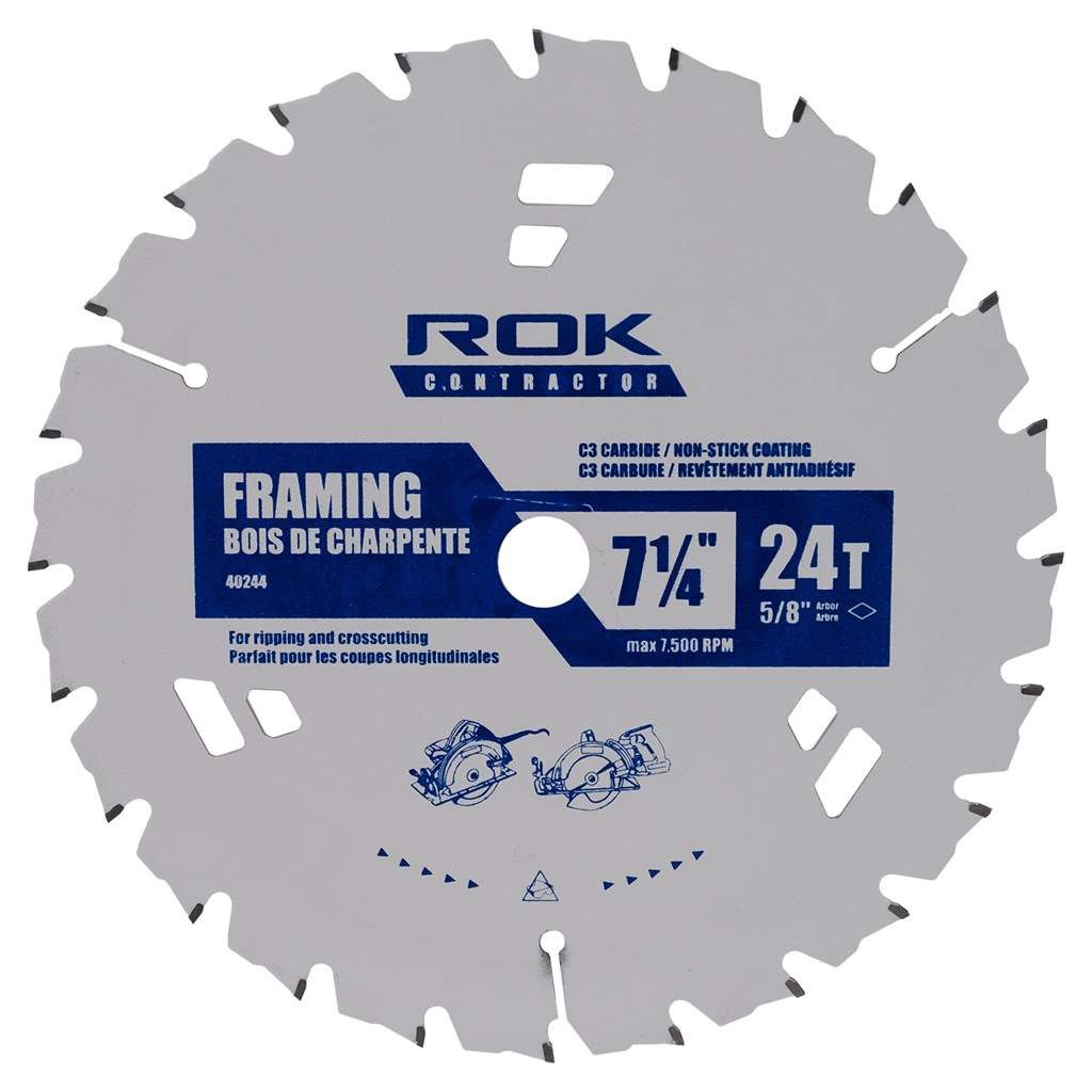 7-1/4&quot; X 24T Anti-stick Saw Blade