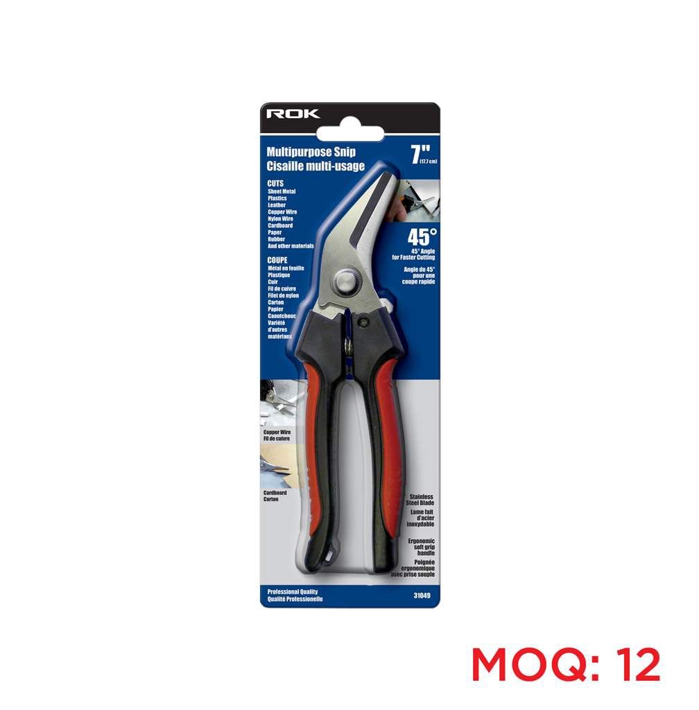 7&quot; Multipurpose  Angled  Snip