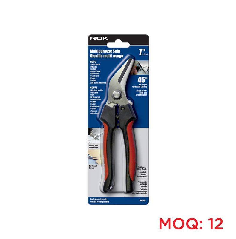 7&quot; Multipurpose  Angled  Snip