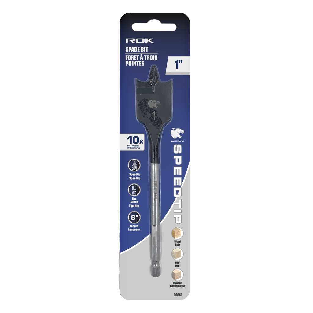 Spade Bit 1&quot; X 6&quot; with Speedtip