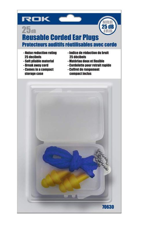 Reusable Corded Ear Plugs