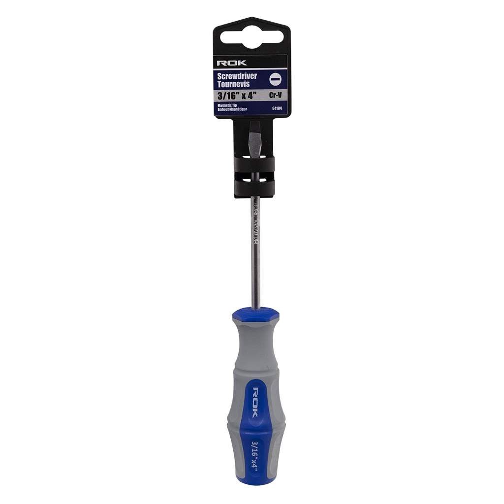 Screwdriver Slot 3/16&quot; X 4&quot;