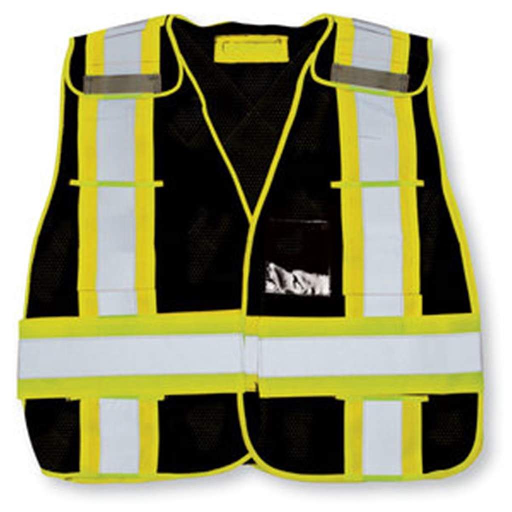 High-Viz Safety Vest - Black