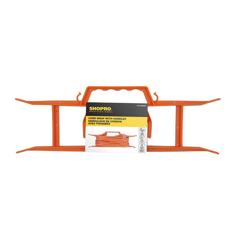 H-Frame Extension Cord Wrap with Handles Orange