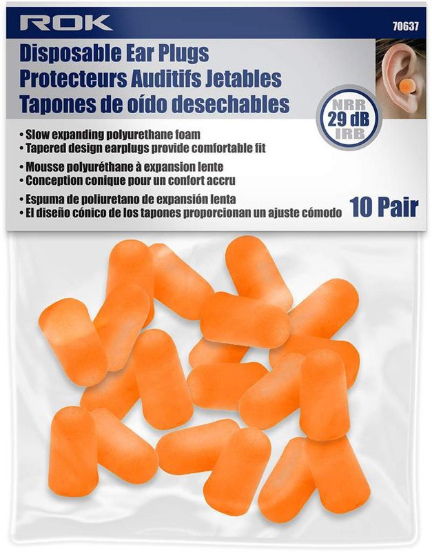 Foam Ear Plugs 10 Pr
