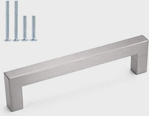 Cabinet Handle – H-Bar Stainless Steel Square 8&quot;