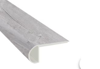 Stair Nose Transition – Light Grey -SPC 8 FT
