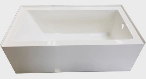 Acrylic Bathtub – 60&quot;x32&quot; x 20&quot; Left Drain-