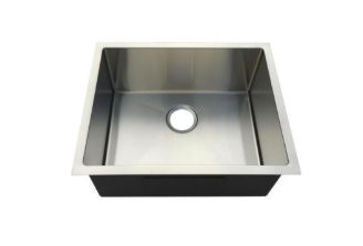 Sleek Single Bowl Undermount Sink – Stainless Steel, Satin Finish, Model H2318,