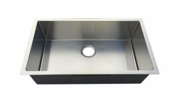 Satin Finish Single Bowl Undermount Sink – Stainless Steel, Model H3218S,
