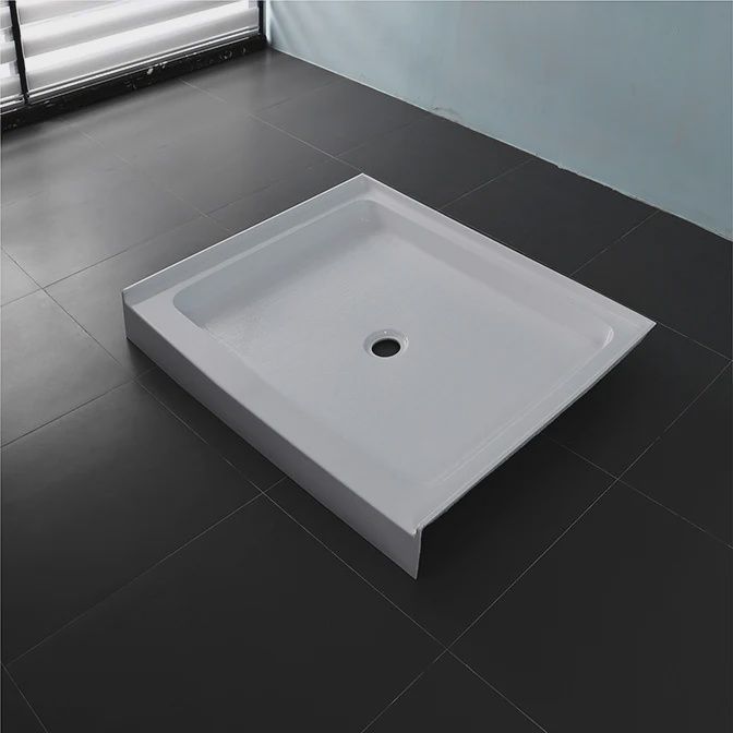 Acrylic Shower Base – 36&quot; x 36&quot; Center Drain (SL-SB3636C)