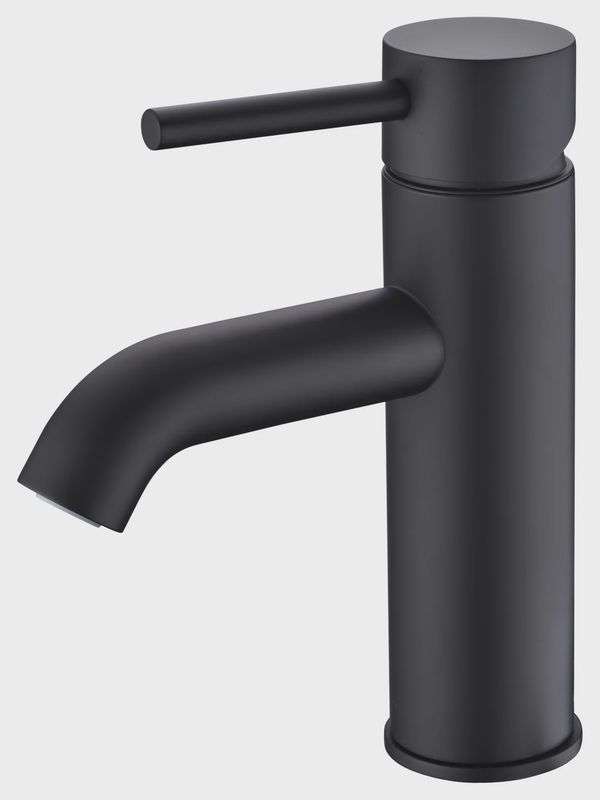 Vanity Faucet – Single Lever, Matte Black Finish