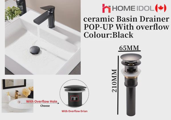 Pop Up Overflow Black