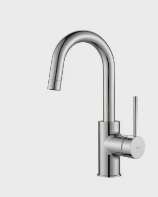 Heavy Duty BB9 Chrome SUS304 Kitchen Faucet With 2 Hoses