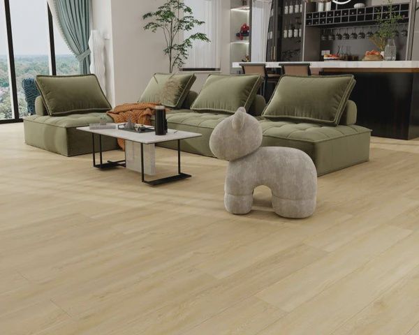 K6MM SPC  Flooring, Waterproof Luxury Vinyl - (4mm+2mm pad), 6mm with Pad-1220x184 mm - 30SF/Box
