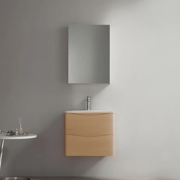 23.6&#39;&#39;*18.1&#39;&#39;*19.5&#39;&#39; Al Oak Floating Bathroom Vanity Set with Countertops and Sink Basin 81705A