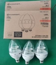 LED Bulb – Candle Style 2700K Warm White- 3 PCS/BOX