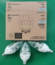 LED Bulb – Candle Style 5000K Cool White- 3PSC/ BOX