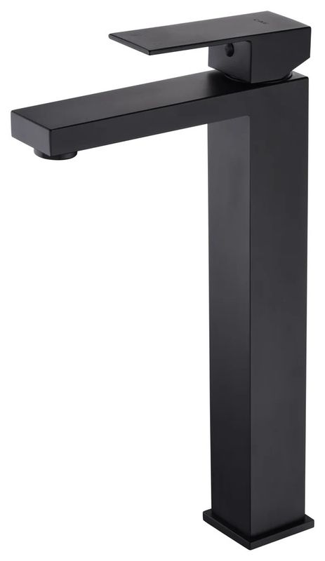 Vanity Faucet – Single Lever, Matte Black, Tall