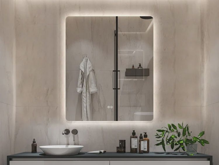 30&quot;x36&quot; Backlit Led Bathroom Mirror with defog system 91067