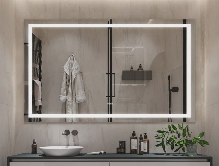 60&quot;x36&quot; LED Bathroom Mirror with defog system 91072