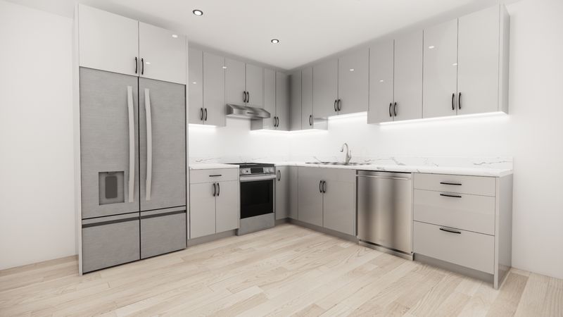 L-Shaped kitchen (ELEPHANT GLOSS)